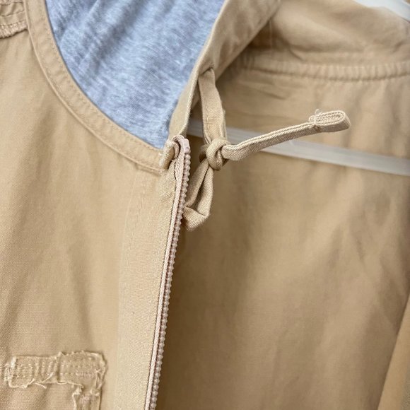 NEW Aerie OFFLINE Cotton Canvas Hooded Cargo Vest, Size S Oversized Fit - Picture 9 of 16